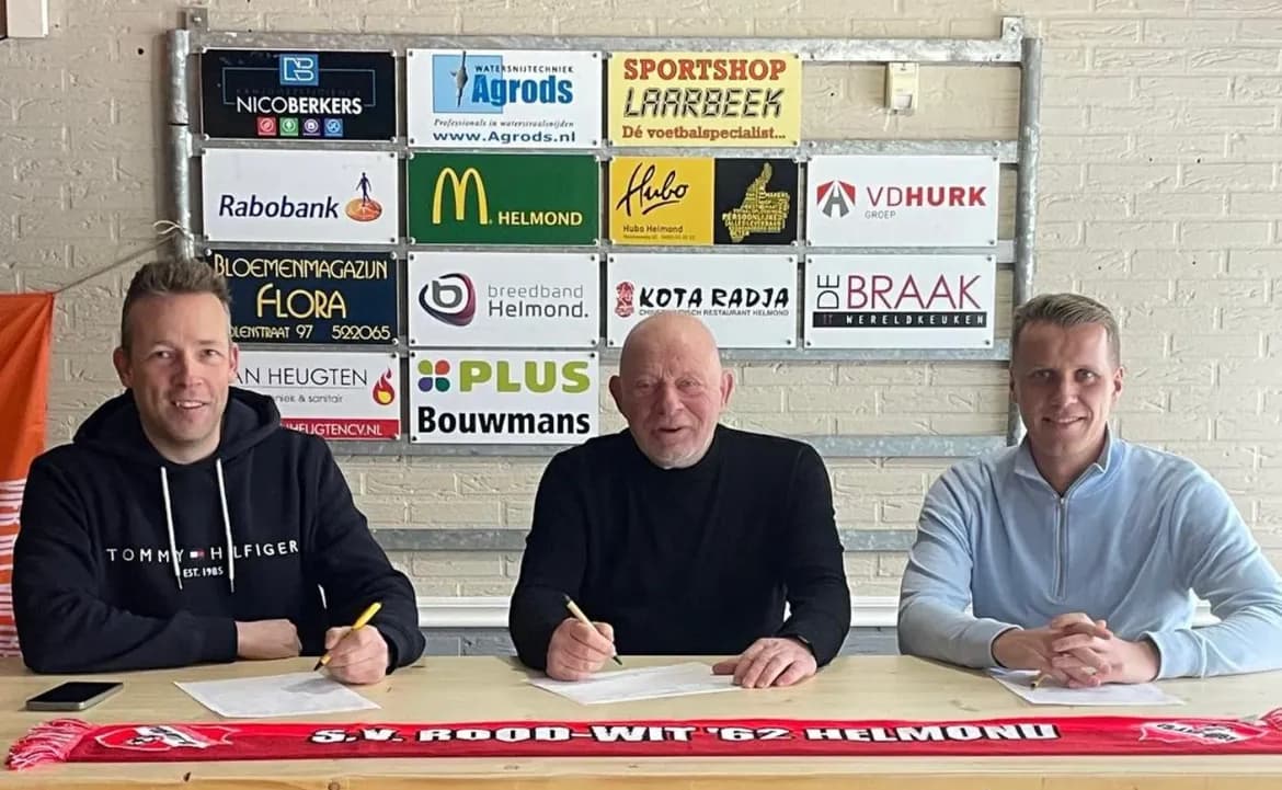 Officieel: Nico van den Brinkt verlengt bij Rood-Wit’62