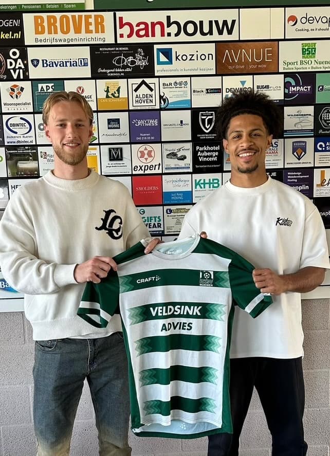 Jason van Klinken en Lynden Renfrum maken de overstap naar RKSV Nuenen
